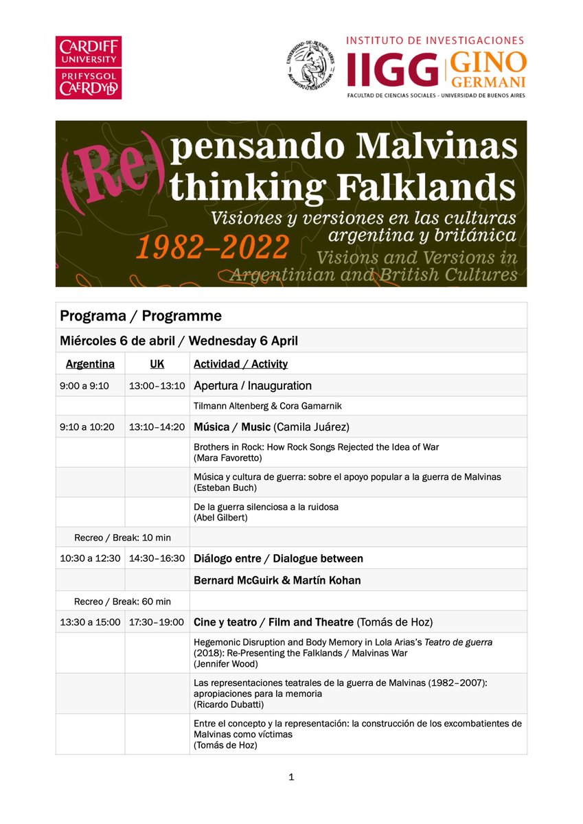 International Malvinas/Falklands Conference 2022 tweet media