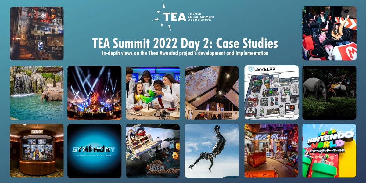 TEA Summit Day 2 does a deep dive into this year's Thea Award-winning projects, giving unique behind-the-scenes insight into their creation. Register for the summit today hosted at @Disneyland: https://t.co/rzJSlZaMVW @TEA_Connect https://t.co/Pa2hMZayVI