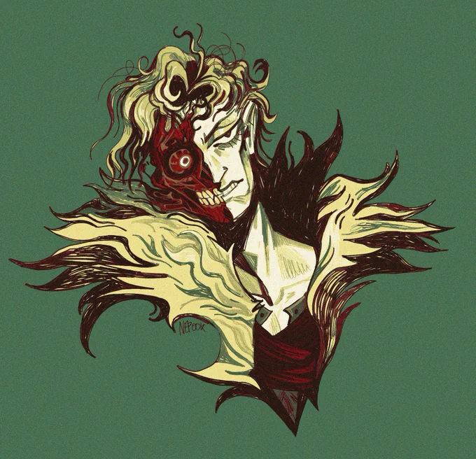HI #TransDayOfVisbility I'm a nonbinary artist from poland, and I draw silly little things and do printmaking, hoping to be a tattoo artist and concept artist in the futuree 👁️👄👁️ 