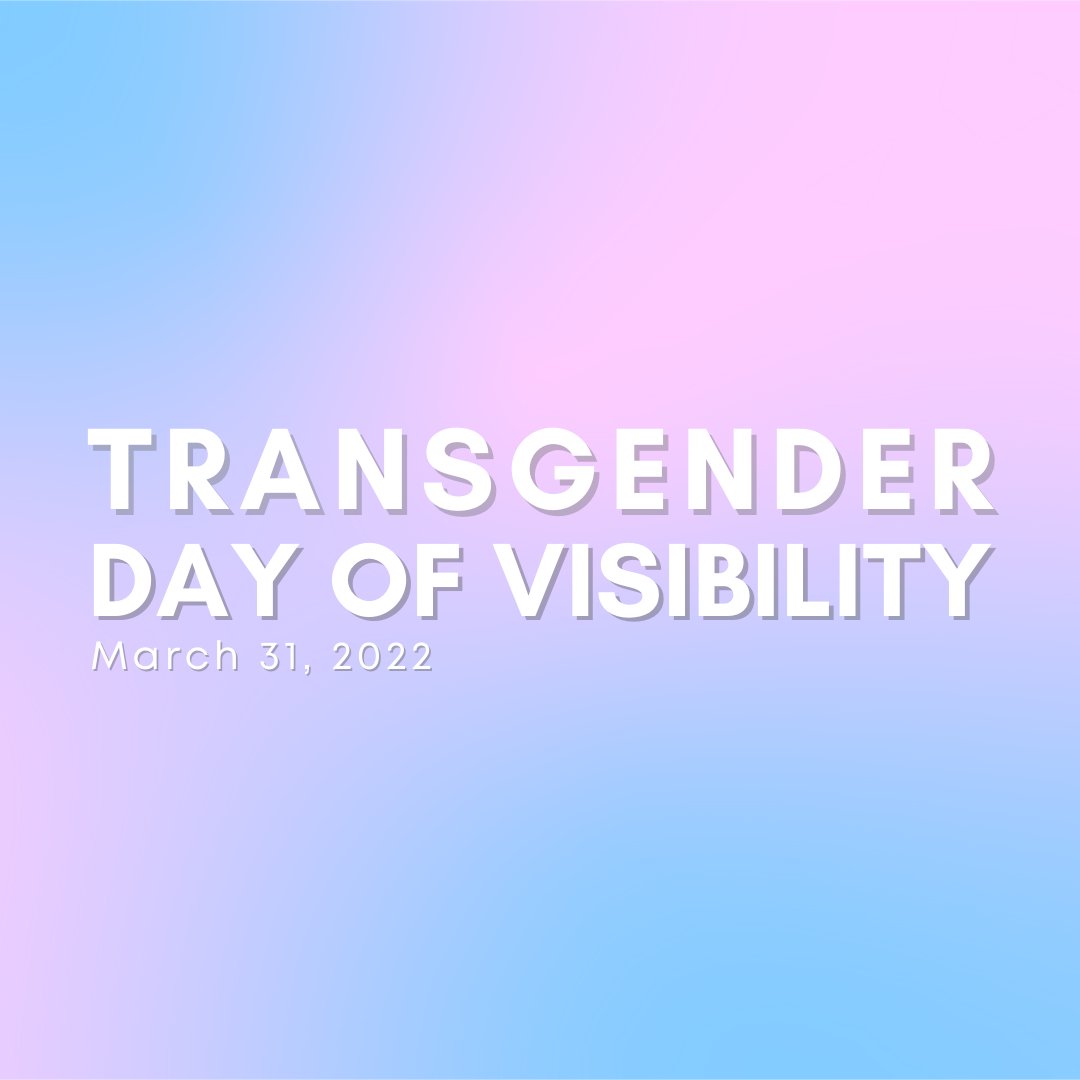 jrojas9's tweet photo. To trans kids, teens and adults - I see you, I celebrate you and I will continue to fight for you every day. #TransDayOfVisibility https://t.co/TEwy01AR7L
