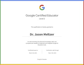 Thank you <a href="/jrsowash/">John R. Sowash</a> for your assistance. <a href="/GoogleForEdu/">Google for Education</a>. Now waiting for the next Innovator Academy.
