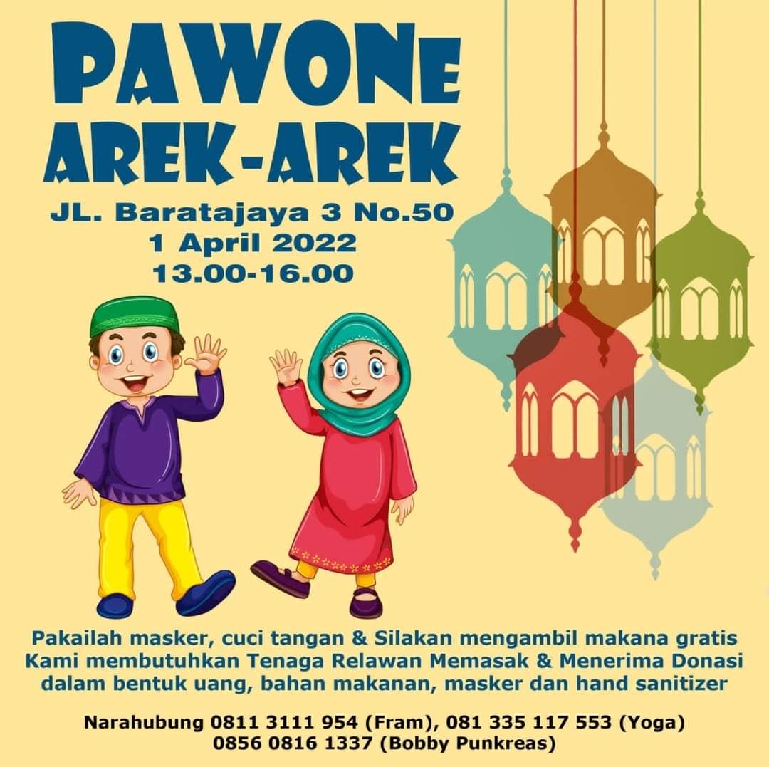 DikGadjah's tweet photo. Monggo mampir
Jumat, 1 April 2022
#SolidaritasPangan
#surabaya #chapterSurabaya #pawonearekarek #UmurPanjangPertemanan #foodnotwar
#Ramadhan2022 #aprilfood https://t.co/JIe6actfQu