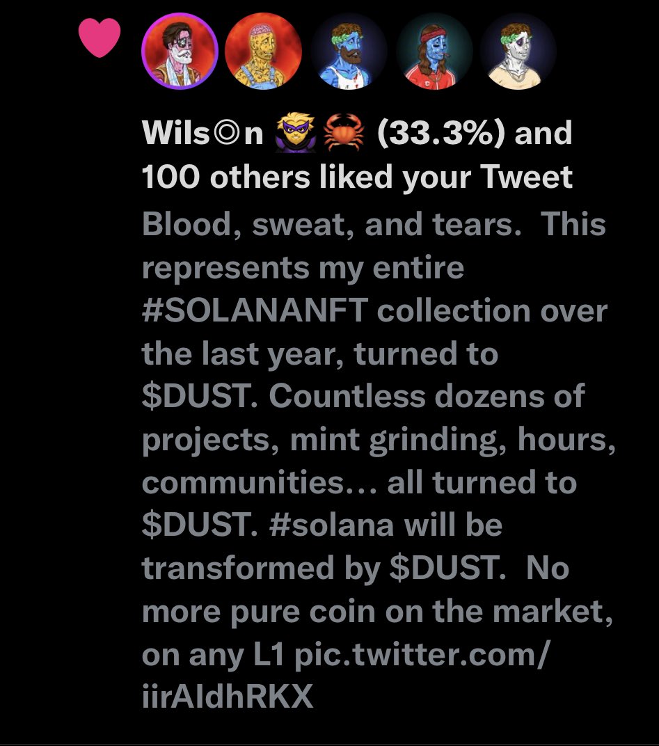 PixelRainbowNFT's tweet photo. Now I want all 100 of y’all to post your most brutally honest conviction on #DeGods, even if you have any doubts or questions, transparency is all I ask. 
Please post and drop link to your post in the same thread. #deadgods $DUST https://t.co/9VOiclosWM