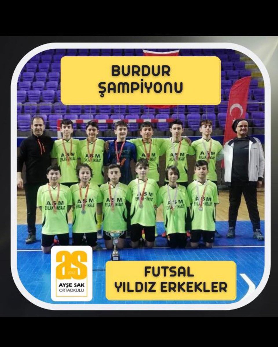 Futsal Yıldız Erkek Futbol takımımız Burdur Şampiyonu olarak gruplardaki yerini aldı. Yarın İzmir Şehit Kemal Ortaokulu ile Pazar günü ise Denizli Özel Bahçeşehir Ortaokulu ile karşılaşacak olan Futsal takımımıza başarılar diliyoruz. #futsal #okulsporları <a href="/BurdurilMEM/">Burdur İl Milli Eğitim Müdürlüğü</a> <a href="/bucakmem/">Bucak İlçe Milli Eğitim Müdürlüğü</a>