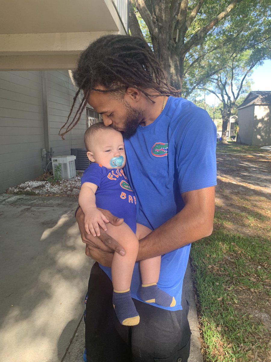 Me and my sleepy lil Florida baby last weekend 💤🐊