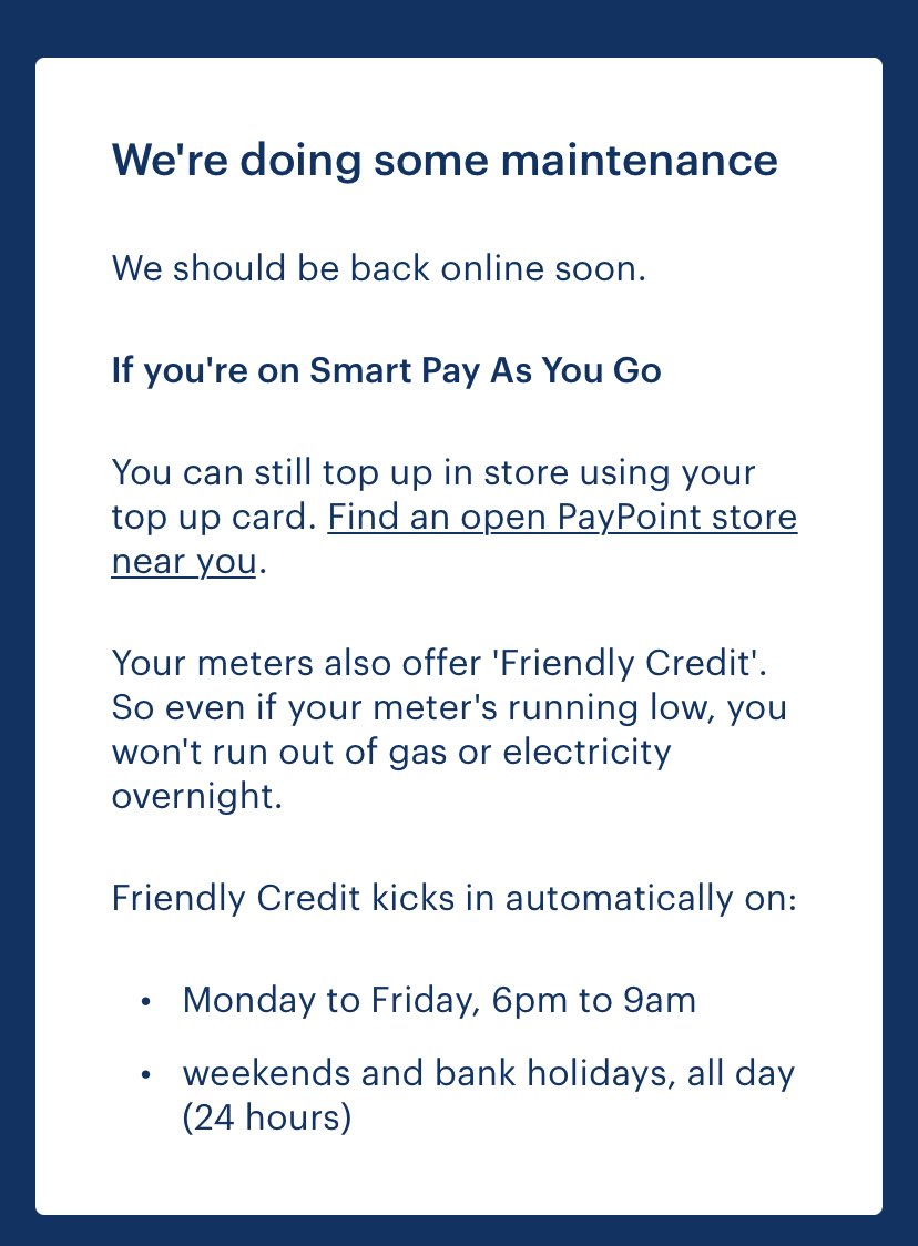 BenGalloni's tweet photo. @BulbUK typically can’t do anything on your website/app. Your cloud flare queue is rubbish because when you try to refresh the page you get put to the back of the queue. If your doing account maintenance then just put a page up to say this rather than put everybody in a queue. https://t.co/VVQSb1V4dr