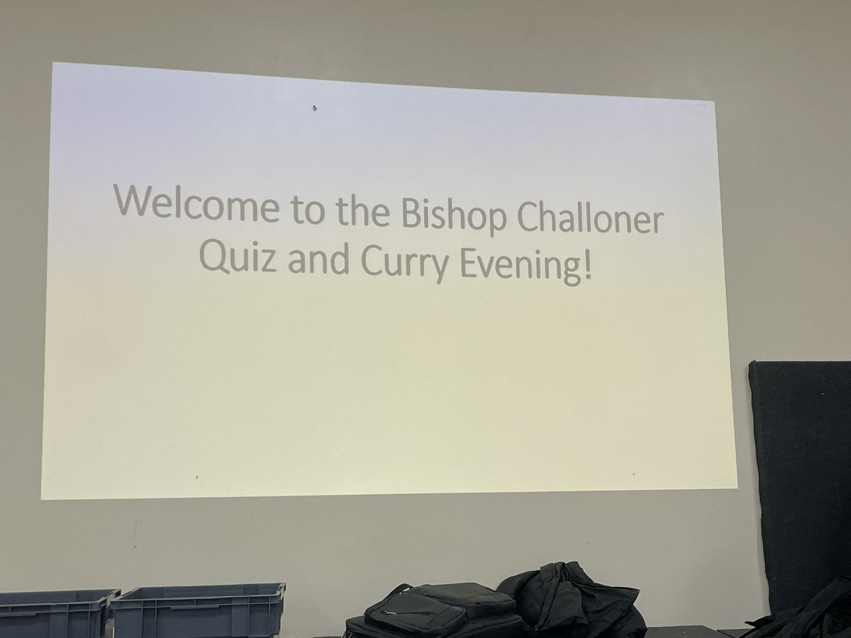 BishopChalloner's tweet photo. Our quiz and curry night underway….what a fantastic turnout. Thank you to everyone has came to support our football tours #villarreal #valencia #schooltrips #quiznight ⚽️🧐 https://t.co/oPJiaM8EBf
