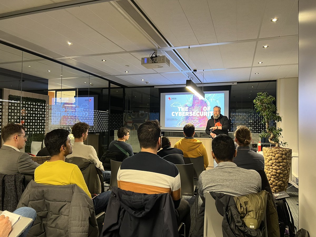DevSecOpsNL's tweet photo. Two years passed but it’s just as great - enjoying our speakers talks 👏🏼 https://t.co/uktRSTlt9f