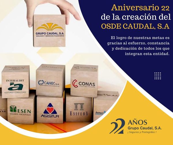 Muchas felicidades‼🎊🎉 para todo el colectivo de trabajadores de la OSDE CAUDAL, S.A. por su 22 años de creada.#VamosConTodo #Cuba 🇨🇺