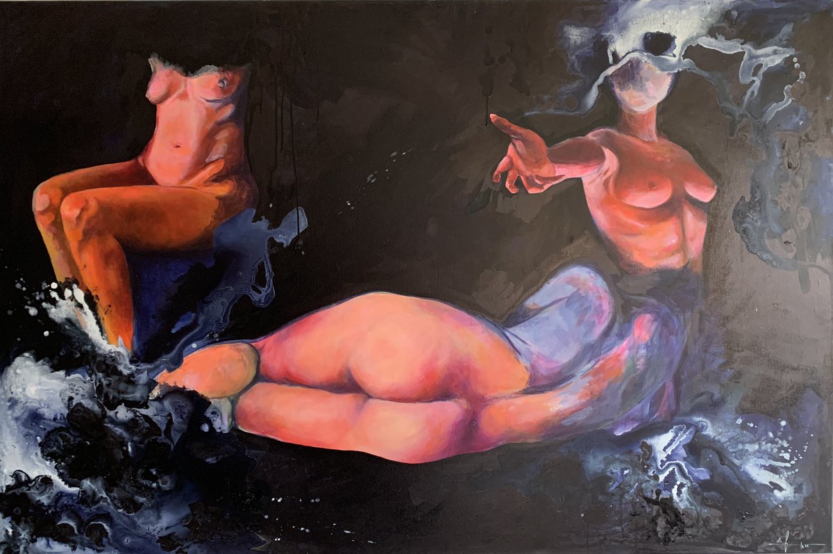 Miss_Faustus's tweet photo. Latest work for my #exhibition in May!
STROKE art fair in Munich 19.5.-22.5. come and visit me!
#exhibition #artist #femaleartist https://t.co/gNXJJB3Yuy