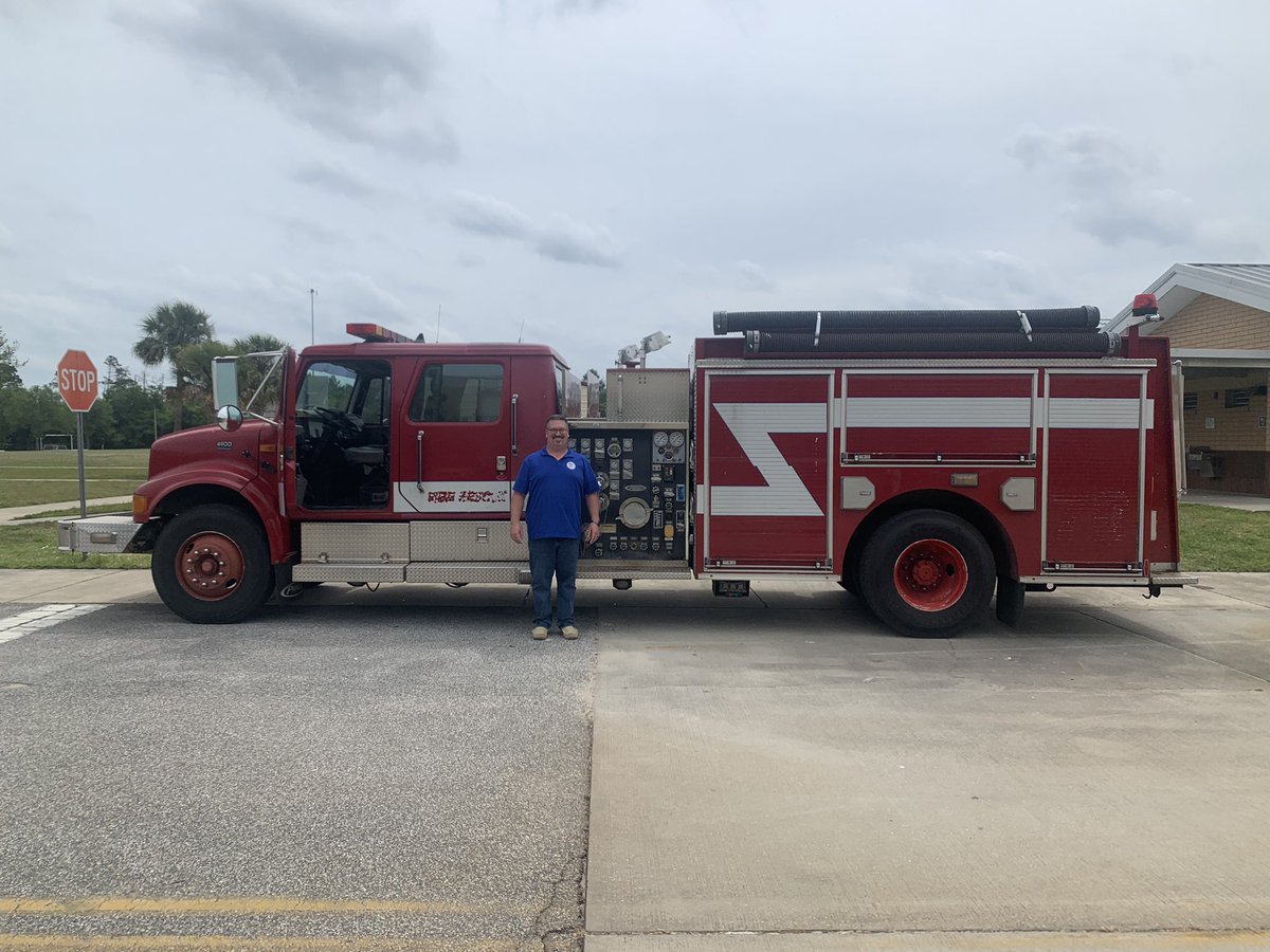 Congratulations <a href="/MHS_Fire/">Mainland High School Fire Program</a> on your new truck!!! The kids are going to be excited to see it. I can’t wait to see the plans Mr Ingermann has. Thank you to our anonymous donor. @VolusiaCTE