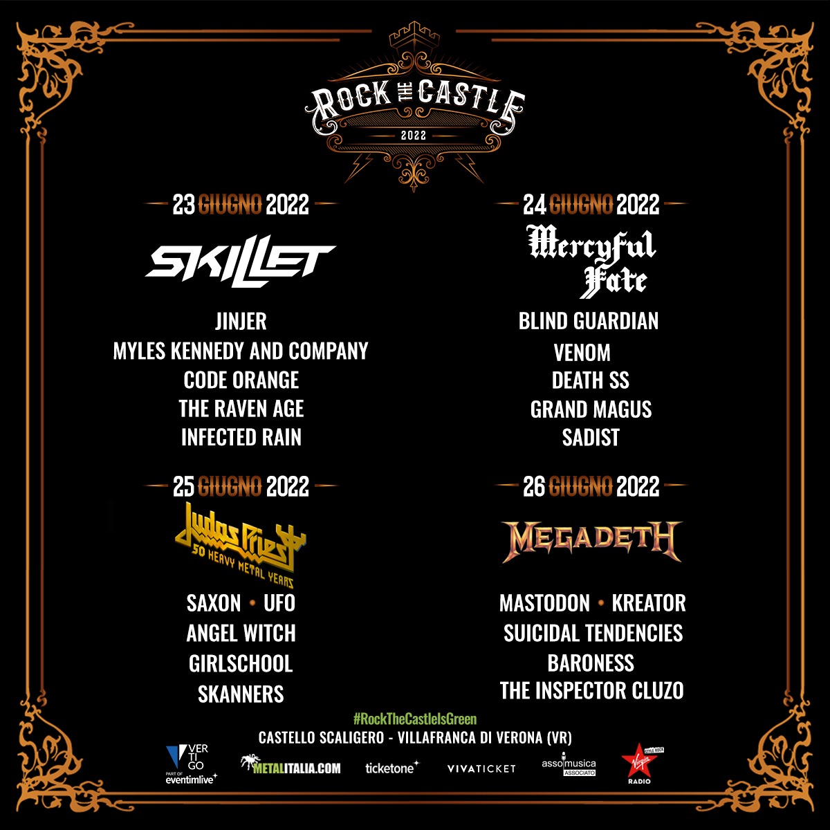 SKANNERS Festival confirmed #rockthecastle #2k22 #skannersitaly