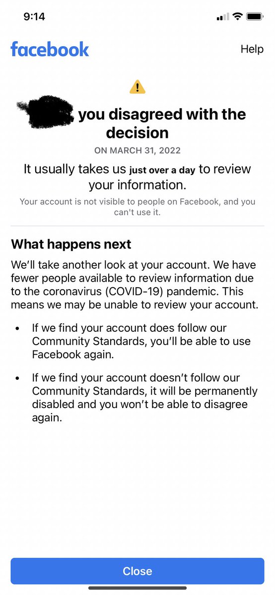 FacebookDisabledMe tweet media