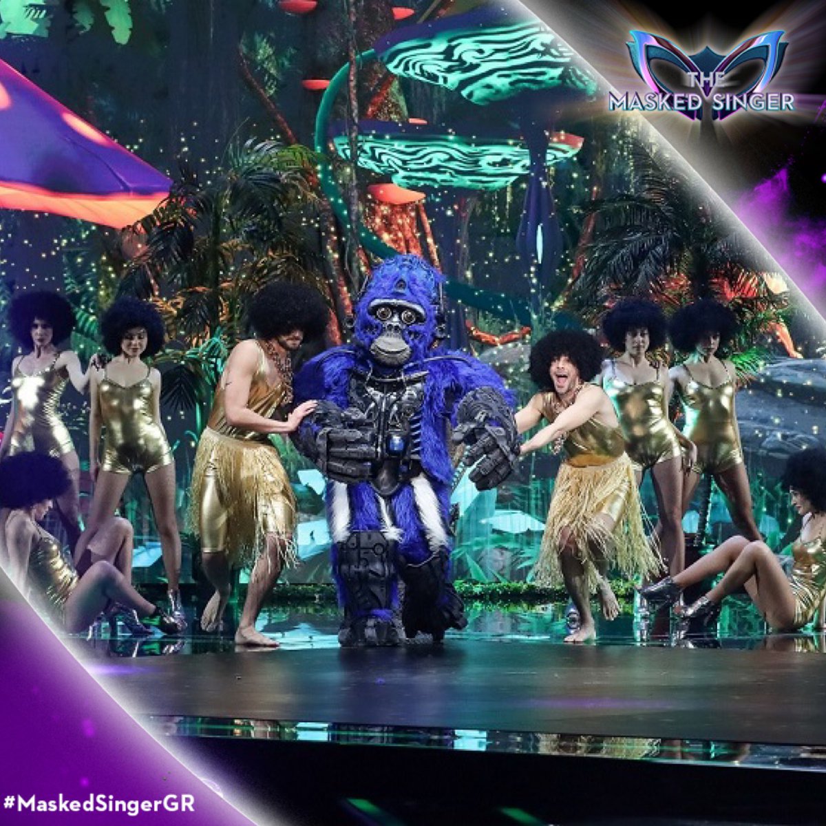 Ξεκινήσαμε με τον Γορίλα μας🦍
Θα καταφέρουμε να βρούμε ποιος κρύβεται πίσω απο τη μάσκα;🤭 #MaskedSingerGr