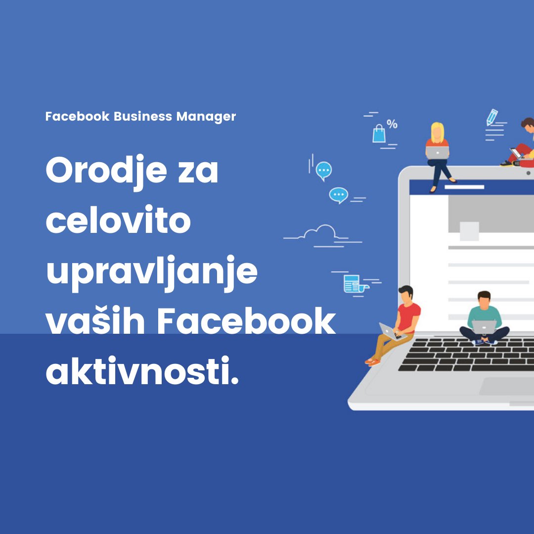 KRAFTandWERK's tweet photo. #Facebook Business Manager - učinkovito orodje, ki vam bo olajšalo upravljanje s Facebook stranmi, oglaševalskimi računi ter osebami, ki z njimi sodelujejo - vse na enem mestu. Več v blogu! >>> https://t.co/kDcBZtL0yg https://t.co/94fWL7VHy6