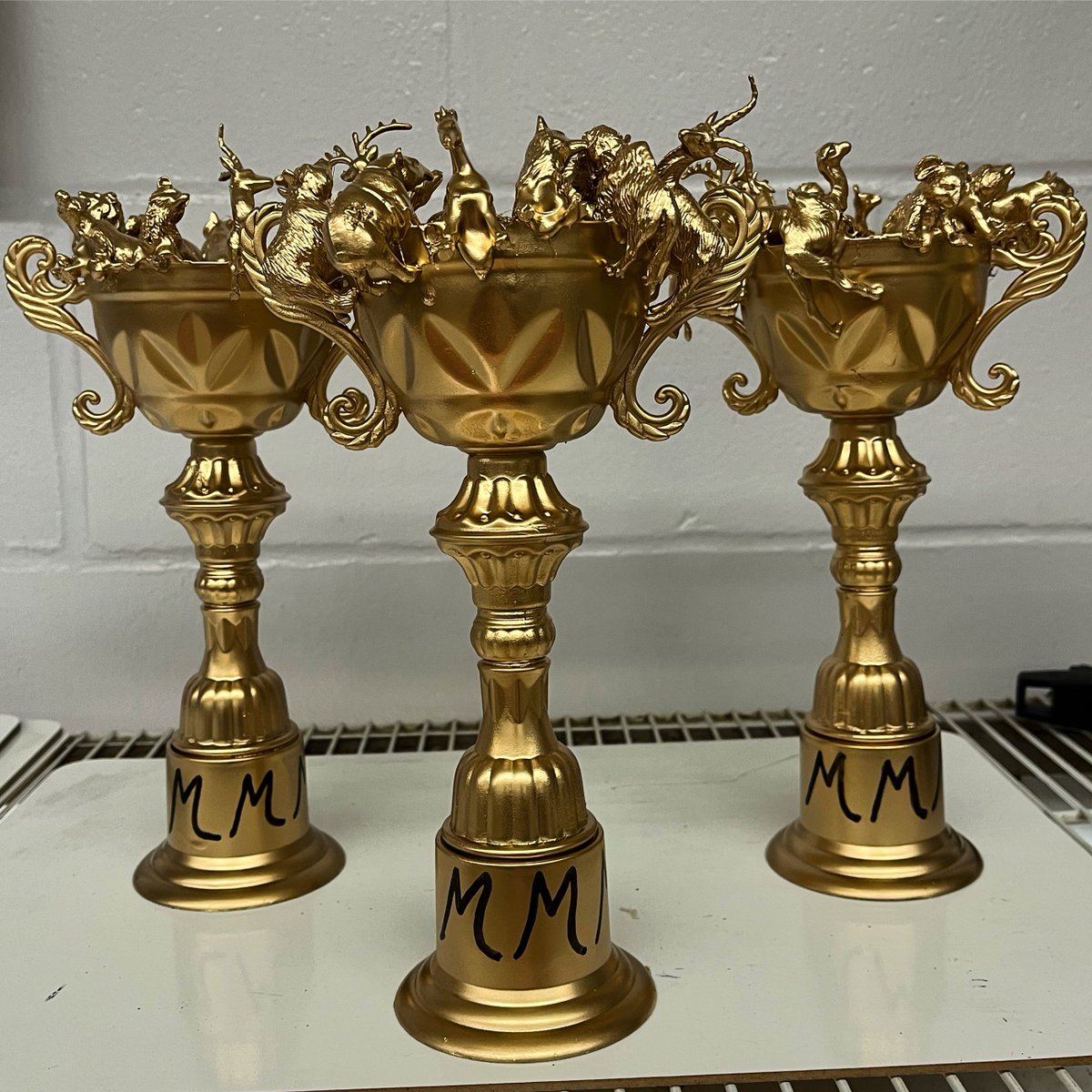 torchianator's tweet image. March Mammal Madness concludes next week. Can’t wait to award 3 of my students as the highest point scorers with these fantabulous homemade trophies. You know you want one, lol. #goknights #knightscience #marchmammalmadness2022 @2022MMMletsgo @FazioSally