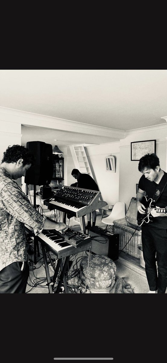 Getting together over the last two years was not always easy. We were lucky to spend some time in beautiful East Bergholt to write and record songs for Black Blossom. We can’t wait to share it with you tomorrow 🖤