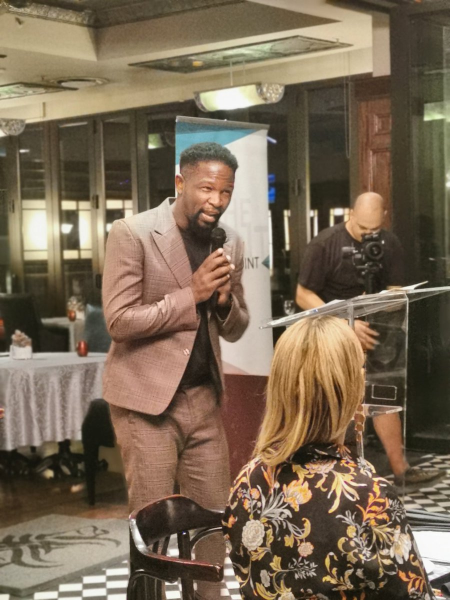 dd_naidoo's tweet photo. "Before Covid, I was a R100m business. Today, I am a R200m business. We shouldn't be afraid to celebrate our successes...tonight we're planting seeds." - Monwabisi Thethe #ettpxbruichladdich #TheFutureTableSA #TheFutureIsGreen https://t.co/YeUpKRSsd9