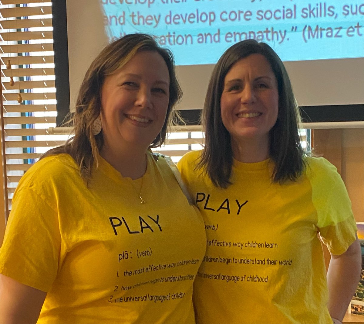 NHplaybased's tweet image. Lee Anne Miller &amp;amp; Mandy DeCew, NH kindergarten teachers at Sandown Central Elementary School, presented PD to colleagues district-wide. Workshops focused on guided play and their participation in our coaching program. @TimberlaneRSD #playbasedlearning