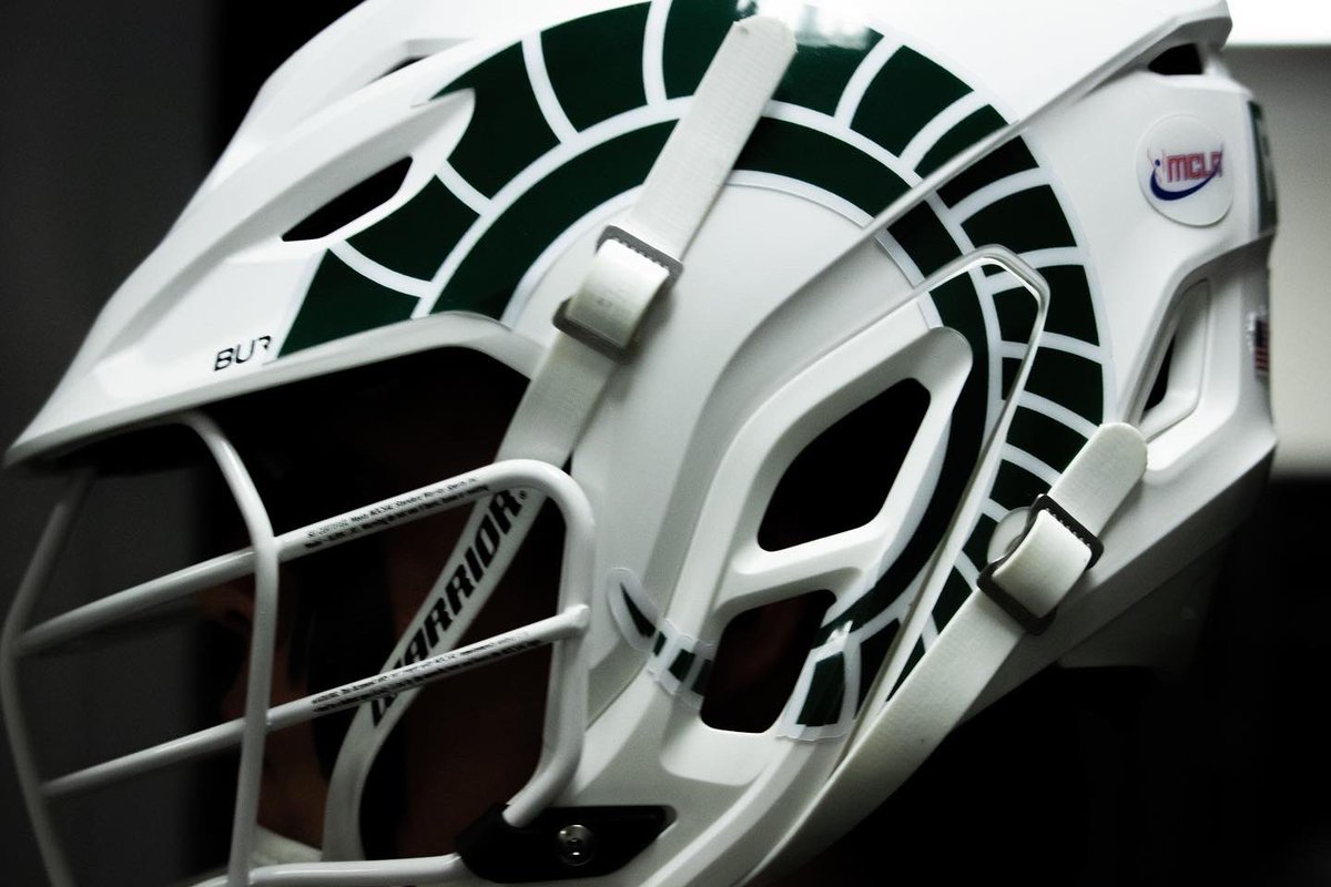 CSUMensLAX's tweet photo. What do we think about the new lids? 
@warriorlax Burn with the signature Ram "Bone" horns 🦴🐏❄️ https://t.co/4JTmy0Wkfg