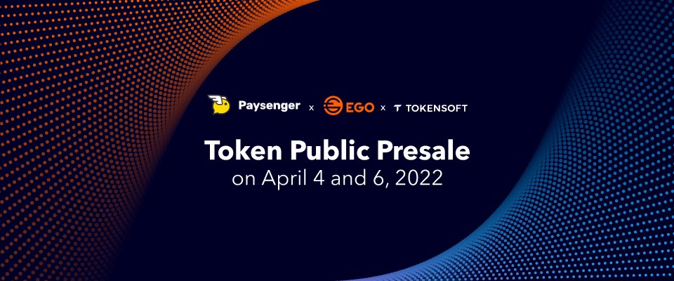 Ego_Paysenger's tweet photo. JOIN A TOKENSOFT PUBLIC PRESALE OF EGO TOKEN!

You can check all the details of the upcoming sale on https://t.co/Xkt1JK5bVn and register for participation on the https://t.co/OW2TJs2o3l. 

If you have any questions, don't hesitate to chat with us: https://t.co/j6JegZePKi https://t.co/2VrZCz7YeX