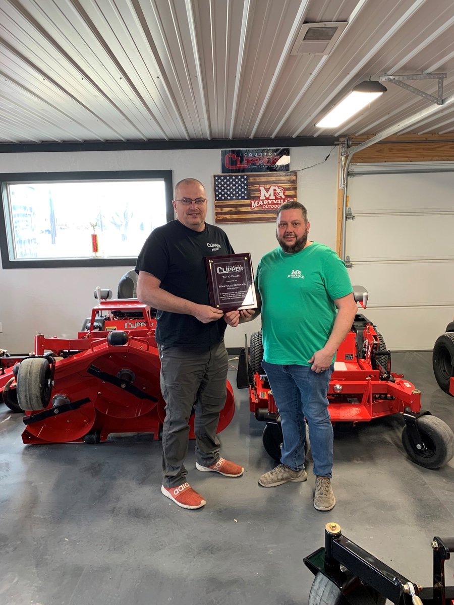 Country_Clipper's tweet photo. Congratulations to Maryville Outdoor for being part of our Top 10 Club for 2021.  Keep up the good work.  
#CountryClipperProud #Top10ClubAward https://t.co/9hWdnoJshZ