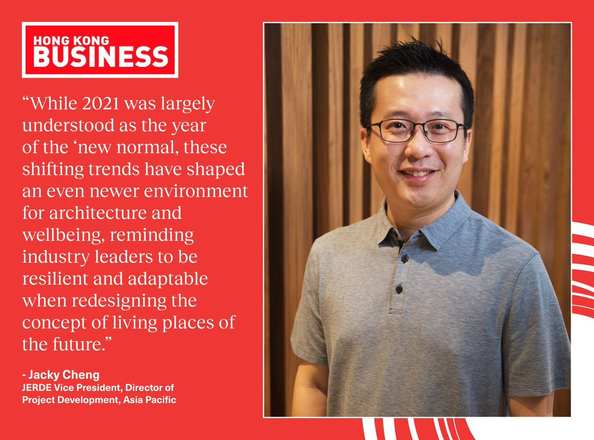 jerdeplaces's tweet photo. Congratulations to JERDE Vice President, Director of Project Development, Asia Pacific, Jacky Cheng for being featured in Hong Kong Business and Real Estate Asia!
#JERDE #APAC #PostCovid #Design #Architecture #HongKongBusiness #RealEstateAsia #LosAngeles
https://t.co/QfAyqy6Uk4 https://t.co/JZysOTKlr9