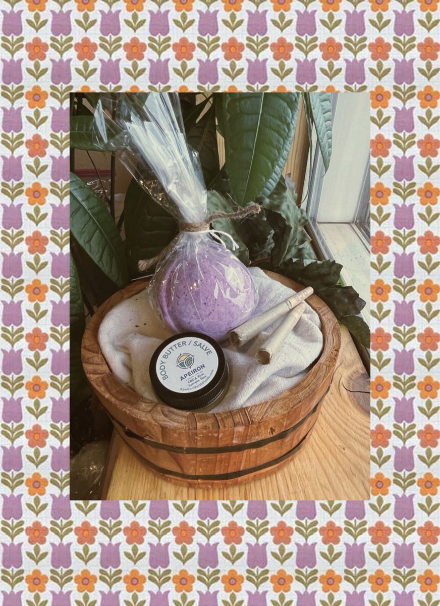 ApeironNF's tweet photo. The perfect cure for all that mid-week stress and exhaustion😌💜🌱

We know how long the weeks can get, luckily we have just what you need to help you chill out and feel refreshed and motivated to finish the week out strong! 

#bathbomb #D8 #prerolls #bodybutter #hemp #CBD https://t.co/a2mjQ8gL6Y