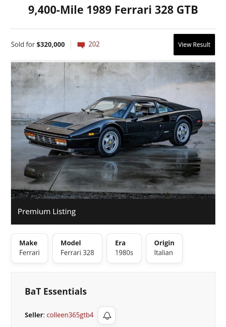 ferrarisonline's tweet photo. World Record Sale!
Our Ferrari 328 just set a world record!
π₯³ π πͺ
π πΊ
#ferrari #worldrecord #ferrari328 #328gtb #ferraris #car #cars #supercar #supercars #ferrariclub #ferrarilife #record #ferrarichat #ferraristyle https://t.co/p6UFivAR6b