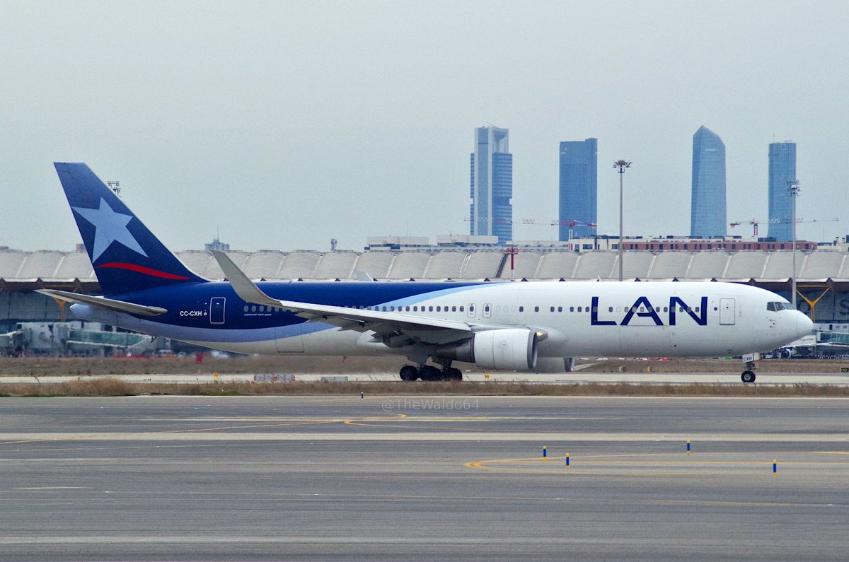 #LANairlines #LatamAirlines 1441 🛫 Madrid 🛬 Guayaquil

- 22/01/2019 (#LEMD MAD)
- CC-CXH #Boeing #B767-316ER (#B763)