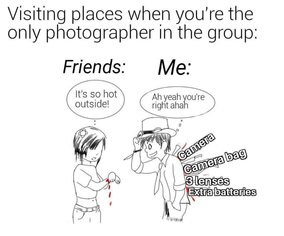 #Photography #Photographer #PhotographyMeme #PhotographerMeme #PhotographyJoke #Meme #JokeOfTheDay #Joke #Humour