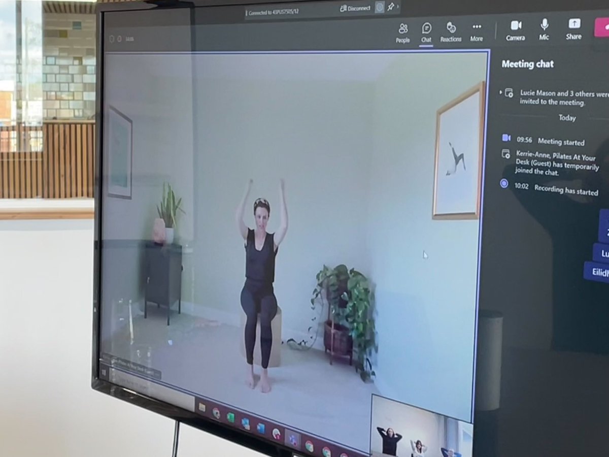 We kicked off our <a href="/CubanEightPR/">CubanEight (now part of Tyto)</a> team well-being today with a session from the great Kerrie-Anne <a href="/DeskPilates/">Pilates At Your Desk (PAYD)</a> If you’re looking for something to help your posture and immediately make you sit up straight, highly recommend Kerrie-Anne!