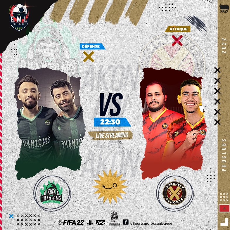 ----------- #MatchDay ----------- 
     👻---- LiveStreaming ---- 👻

#FIFA #Fifa22 
<a href="/vpg_eml/">E-Moroccan League</a>
<a href="/OfficialVPG/">Virtual Pro Gaming</a>