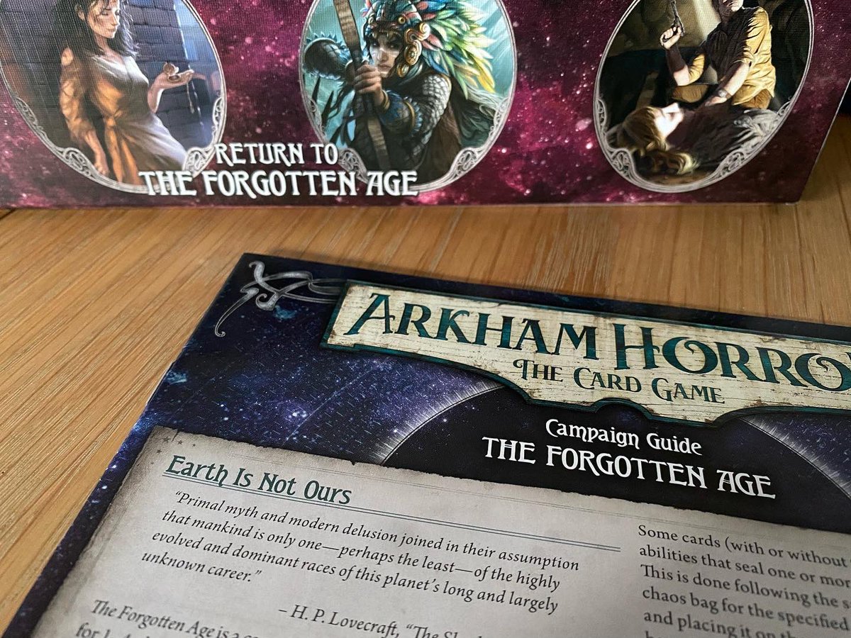 Marrrkusss's tweet photo. Let’s begin! #ArkhamHorrorLCG #TheForgottenAge #gaming @FFGames https://t.co/uCbjbKTgnA