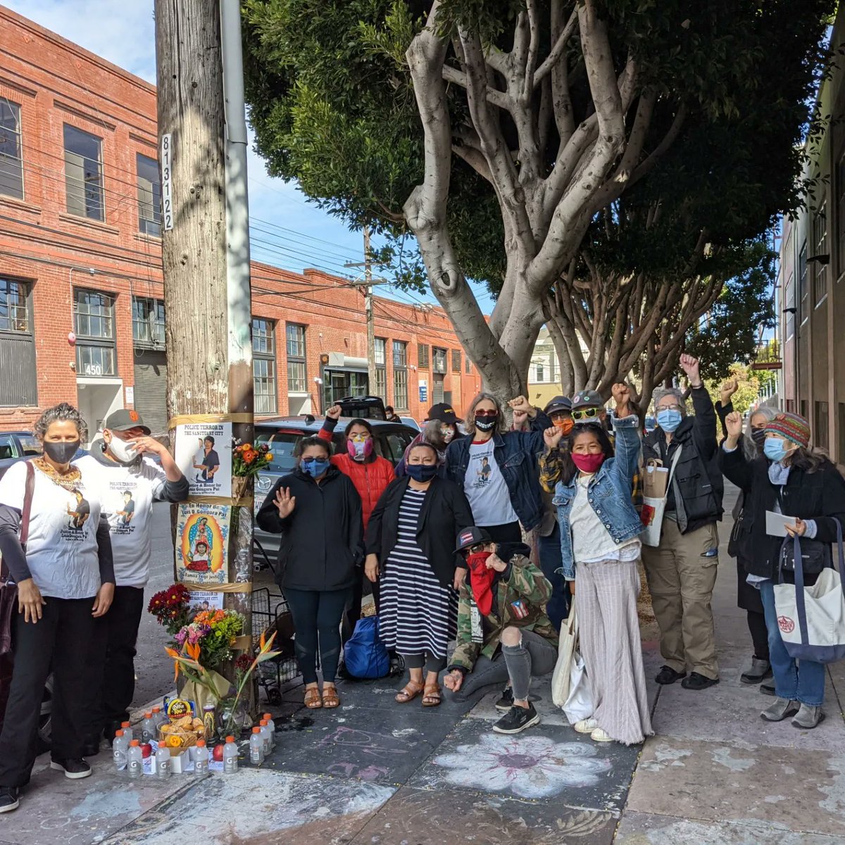 6 years ago on April 7th, Ofcs. Mellone and Steger violated all police protocols and murdered Luis Góngora Pat. Please join us next 4/7, 10am to remember Luis and stand strong with his family in demanding justice. FB fb.me/e/1ZmbXhfc8 <a href="/TheCoalitionSF/">Coalition on Homelessness</a>
<a href="/CART_SF/">Compassionate Alternative Response Team - SF</a>
<a href="/HillaryRonen/">Dump P</a>