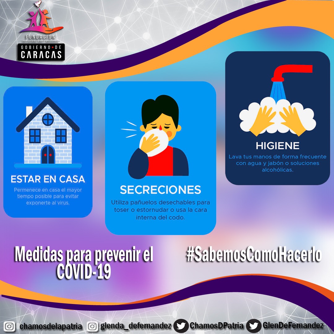 ChamosDPatria's tweet photo. Es importante cuidar a nuestros niños y continuar con las medidas de prevención ante el COVID-19. Si nos cuidamos y prevenimos le ganamos L virus. Desinfecta tus manos frecuentemente y usar el tapabocas.
#salud #gobiernodecaracas https://t.co/694DjJTXPf