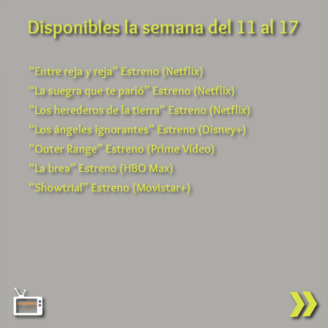 SinSpoilersR's tweet photo. En abril... ¡series mil! 📺 Ya están aquí los estrenos más destacados de este mes en las principales plataformas. https://t.co/eE9AMezujd