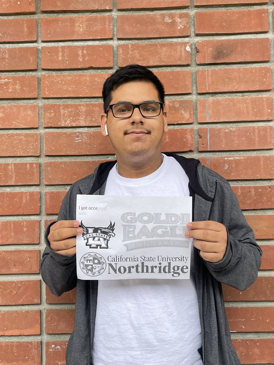 avid__erhs's tweet photo. AVID College Acceptances: Rafael Vargas  @MrRojoP @MrPorterERHS @ElRanchoHS #FromElRanchoToAnyWhere https://t.co/MRwQyqoOUM