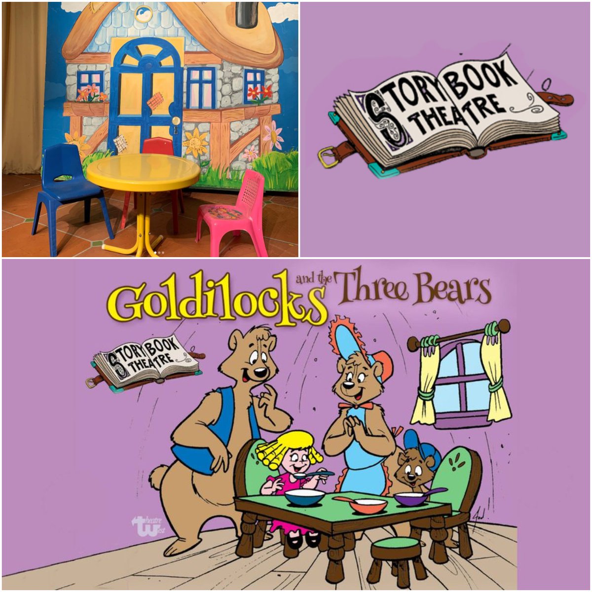 More porridge, please!

See you Saturday at 1 PM for "Goldilocks and the Three Bears" onstage at <a href="/TheatreWest/">Theatre West</a>! Clink the link in our bio for tickets.

($5 parking across the street.)

#LAThtr #LAtheatre #StorybookTheater #nohoartsdistrict #childrenstheatre #NEA #Goldilocks