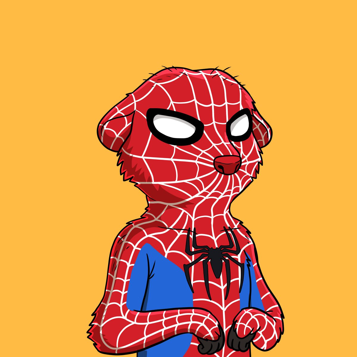 MetaMeerkatClub's tweet photo. Thanks for 2k followers.

Introducing one of our five Super Rare 1 of 1's for our upcoming drop - Meerkat Spidey!

Make sure to follow for more news and sneakpeaks.
#NFT #NFTs #NFTCommuntiy #NFTdrop #sneakpeak https://t.co/mIKoqozdrN
