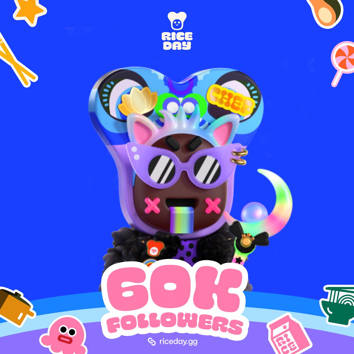 We're celebrating 60 000 Grains !!! Thank you so much for supporting us✨

6x Rice List spots will be given away 🎁

1. Follow <a href="/RiceDayGG/">RiceDay</a> 
2. Like and Retweet
3. Tag your Grain friends (more tags = more chances)

Ends in 24 hours ⏳