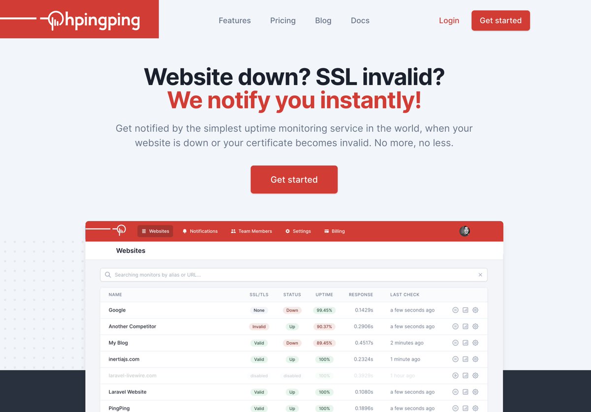 After working months on PingPing and making tons of improvements we’re ready to show our new brand! 🎆

It comes with a new logo and a new name! Say hi to OhPingPing 👋

The most reliable and simple uptime monitoring tool on the internet! 🔥