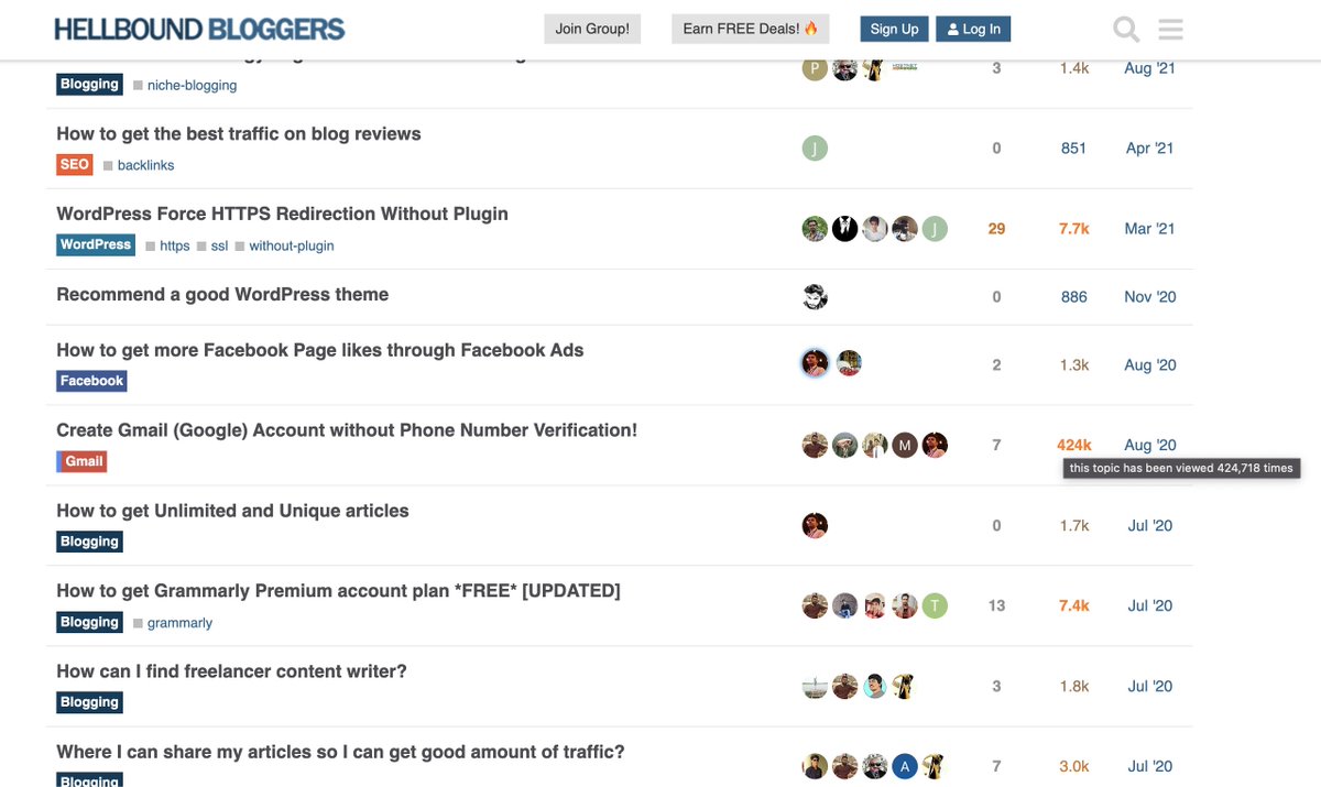 SPradeepKr's tweet image. 4 lakhs+ views for a single forum post. 
Time to make the forum active? 
👉 forum.hellboundbloggers.com