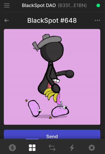 After a vote, The BlackSpot dao aquired from floor:

1 <a href="/thedogecapital/">Doge Capital</a> 
1 ghost guy from <a href="/Meta_Forge/">METAFORGE | Building</a> 
1 <a href="/BlackSp0tNFT/">BlackSpot // Sold Out</a> 

It will be auctionned/raffled for $BKSP to holder soon 🚨