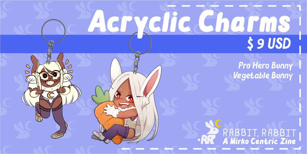 Just 1 acrylic charm left! Pro Hero Bunny, get it before we close the store! 🐰