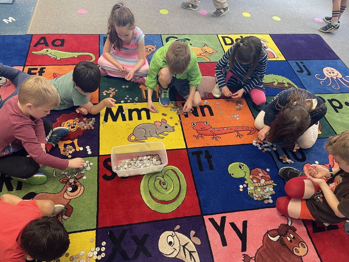 Our room always buzzes with excitement when we begin learning about money! 💰💵