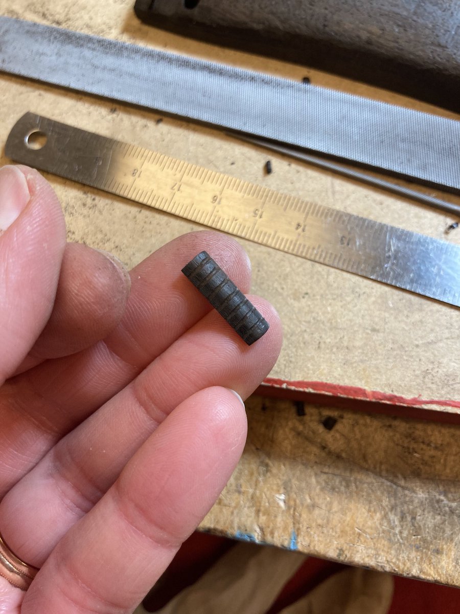 Fine_Strings's tweet image. First and smallest viola d’amore nut ready to go…