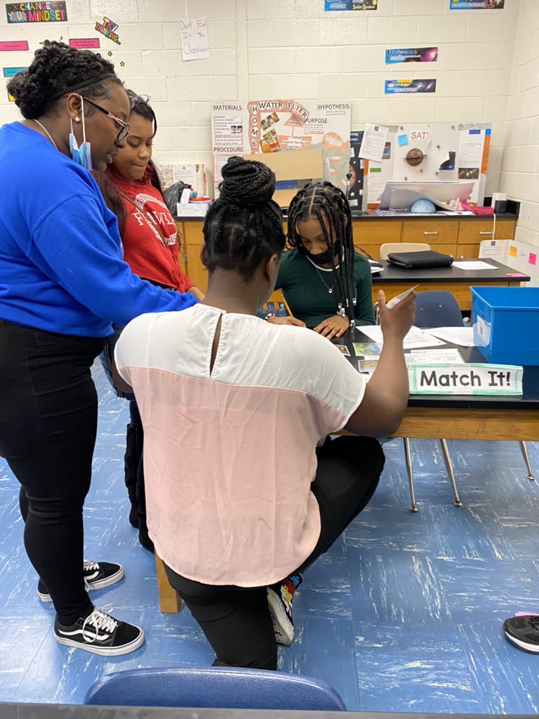 JessicaWhylly's tweet photo. This first year teacher understands the We Do! Her stations on weather and soil erosion are spot on! I love to see it! Way to go Ms. Jones! #Collablearning #Welearntogether @ArmsJags @LibraLBrittian @CedricPeeples @AndreaRPerdue @LearnInHenry @MASuddeth https://t.co/RCBAnCShvO