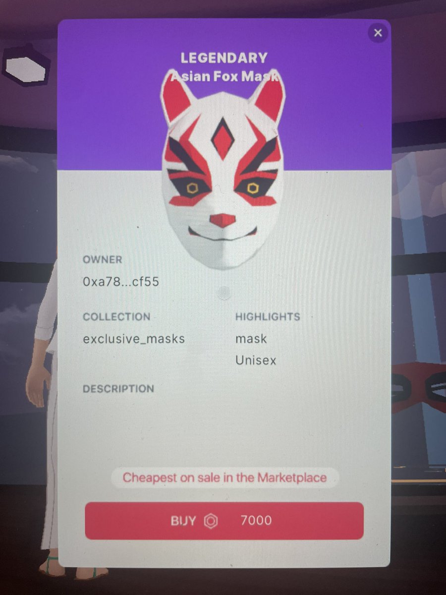 16000€ for a mask ? Would you get it ? #decentralized #Web3 #Metaverse #fashion