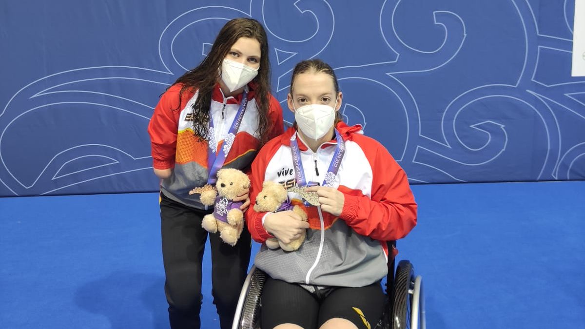 dxtadaptado's tweet photo. Marta Fernández pulveriza el récord mundial en 100braza SB3 (2:07.39) 🏊‍♀️ Los españoles baten 9 récords nacionales y logran 5 medallas en Series Mundiales Berlín
🥇@xavi_torres 
🥇🥉 Tasy Dmytriv
🥈 @martti22 
🥉 José A. Marí
📰 NOTICIA de @JesusOrtizDXT ➡️ https://t.co/tVphKLKovR https://t.co/Y88EQtvJqM
